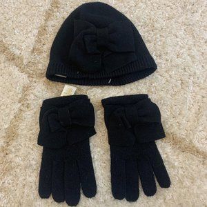 Kate Spade Matching Hat and Glove Set
